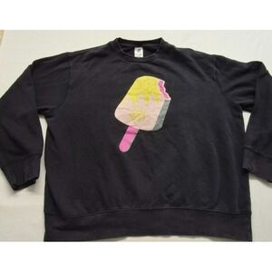 Ice Cream Billionaire Boys Club Men's Black Crewneck Sweatshirt Logo Graphic XXL